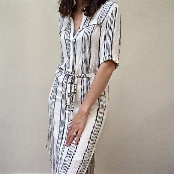 🌟 3 for $12 • TOPSHOP • rare• striped button down shirt dress - Picture 6 of 16